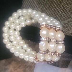 Strech perla no real bracelet
